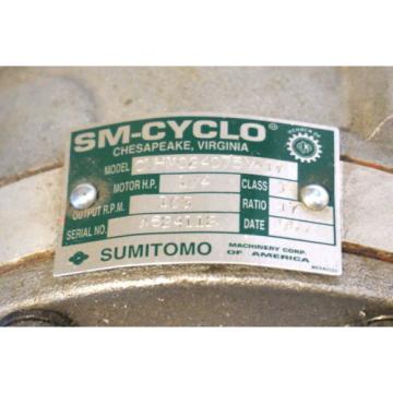 Origin SUMITOMO CNHM024075YA17 SM-CYCLO SPEED REDUCER TYPE TC-F