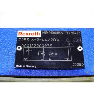 Origin Rexroth Valve ventil Z2FS 6-2-44/2QV  /  R900481624   /   Invoice