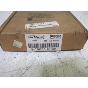 REXROTH PJ-030200 DIRECTIONAL CONTROL VALVE 150PSI  Origin IN BOX