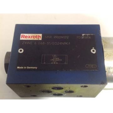 REXROTH HYDRAULIC SOLENOID VALVE Z4WE 6 E68-31/EG24N9K4 / R900941212