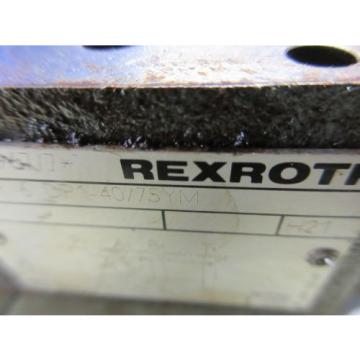 REXROTH VALVE UNIT ZDR 6 DP1-40/75YM  ZDR6DP1-40/75YM