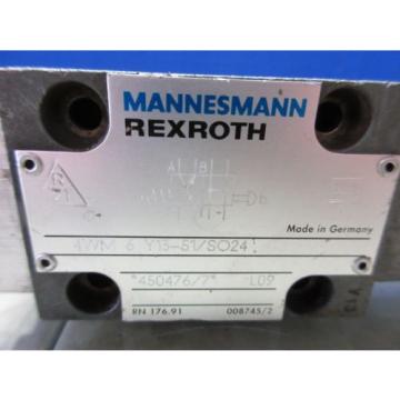 REXROTH SOLENOID VALVE 4WM 6 Y13-51/SO24 4WM 6 Y13-51/S024