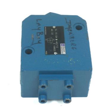 REXROTH SL 15 GA 2-42/12 A0 33, 3 18805 HYDRAULIC CONTROL VALVE 605-371