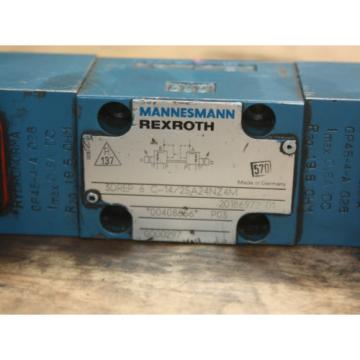 REXROTH 3DREP 6 C-14/25A24NZ4M 00408856 Solenoid Operated Directional Valve