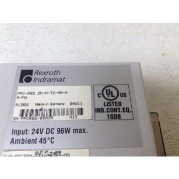 Bosch Rexroth Indramat PPC-R022N-N-T2-NN-NN-FW Servo Controller PPCR022NNT2NNNN