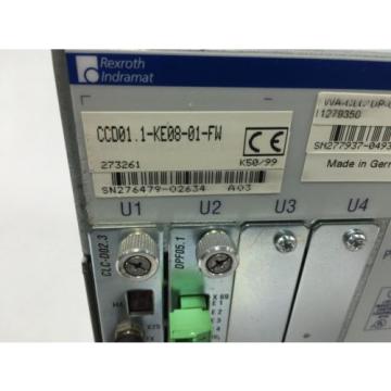 Rexroth Indramat CCD011-KE08-01-FW, CCD011, CLC-D023, DPF051, Motion Control