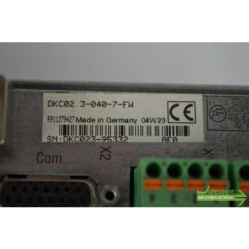 Rexroth Indramat EcoDrive DKCXX3-040-7 // DKC023-040-7-FW