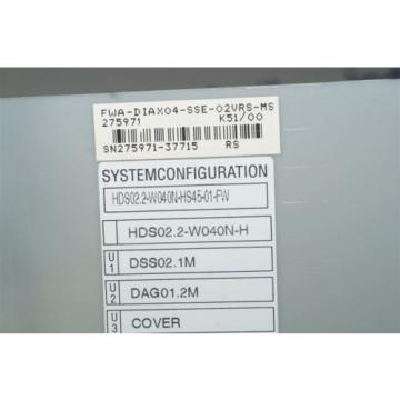 Rexroth Indramat HDS022-W040N-H HDS022-W040N-HS45-01-FW