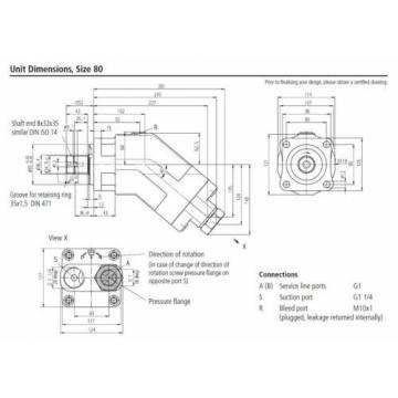 REXROTH hydraulic pumps A17FO080/10NLWK0E81-0 R902162396