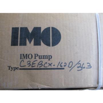 New IMO Colfax 3E 3 tripple screw pump hydraulic size 162D C3EBCX-162D/363