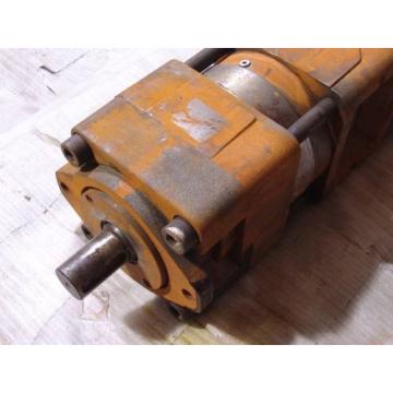 Bucher hydraulic pump double internal gear QT63-125/62-100R