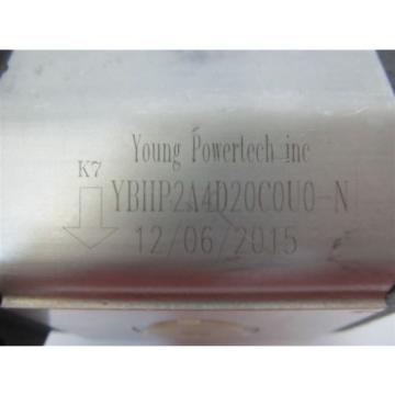 Young PowerTech Inc YBHP2A4D20C0U0-N, Hydraulic Pump