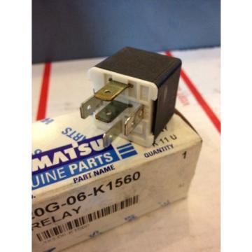 New OEM Komatsu Genuine Parts Relay 20G-06-K1560 Warranty! Fast Shipping!