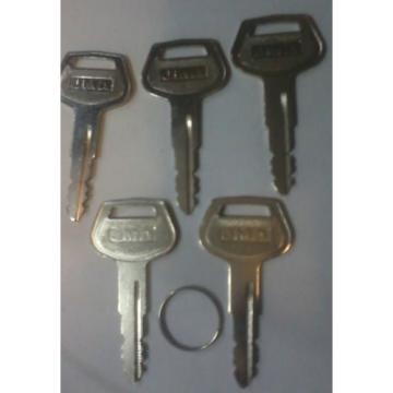 5X FIVE 787 Komatsu Key&#039;s for  Plant Equipment Heavy Duty fast dispatch get them