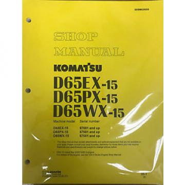 Komatsu D65EX-15, D65PX-15, D65WX-15 Service Repair Printed Manual