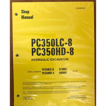 Komatsu PC350HD-8 PC350LC-8 Service Repair Printed Manual