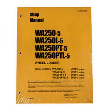 Komatsu WA250-5/L-5, WA250PT-5/PTL-5 Service Manual