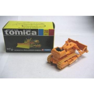 VINTAGE TOMICA 70 KOMATSU BULLDOZER D65A JAPAN RARE