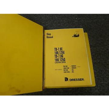 Komatsu Dresser 100E 125E 100G 125G Crawler Loader Shop Repair Service Manual