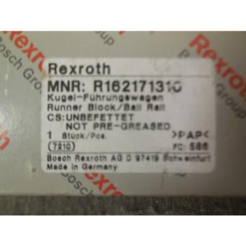 Origin REXROTH LINEAR BLOCK BEARING R162171310