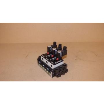 origin Rexroth Pneumatic Directional Control Solenoid Valves, Bank Of 3