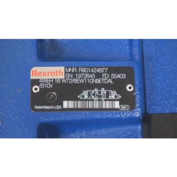 Origin REXROTH 4WE6J62/EW110N9DAL/B10V VALVE W/ 4WEH16W72/6EW110N9ETDAL/B10V