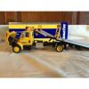 First Gear 1:34 International Truck Slide Back Komatsu Equipment