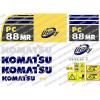 KOMATSU PC88MR DIGGER DECAL STICKER SET