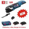 new Bosch GOP18V-28 Cordless Multi-Tool L-Boxx + Extras 06018B6070 3165140842617