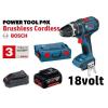 4.0AH Bosch GSB 18V-ECDS Brushless Cordless COMBI DRILL 0615990HH0 3165140894944