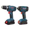 NEW Bosch CLPK24-180 18-Volt Lithium-Ion Combo Kit (2-Tool) NEW