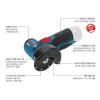 BOSCH GWS10.8-76V-EC Professional Bare tool Compact Angle Grinder Only Body Noo