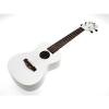 kokio Linde Concert Ukulele avec poche, Blanc / blanc