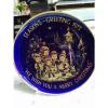 CHRISTMAS1973 H.H. Lihs Linde/Kueps Bavaria Collector Plate GOLD BLUE COBALT.