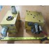 Lot of 2  EATON VICKERS HYDRAULIC MANIFOLD ASSY # MCD-7186 amp; MCD-7942