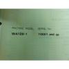 Komatsu WA120-1 Wheel Loader Shop Manual