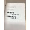 KOMATSU PC400-3 &amp; PC400LC-3 Hydraulic Excavator Parts Book / Service Repair