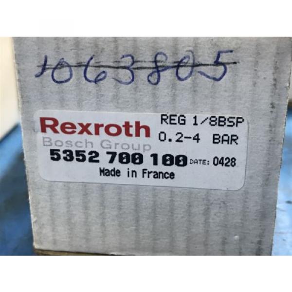 LOT OF 5 Origin REXROTH 5352700100 4-WAY PRESSURE VALVE REGLATOR REG 1/8BSP #2 image