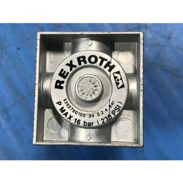 LOT OF 5 Origin REXROTH 5352700100 4-WAY PRESSURE VALVE REGLATOR REG 1/8BSP #4 image