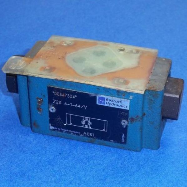 REXROTH Canada Egypt HYDRAULIC CHECK VALVE, Z2S 6-1-64/V #1 image