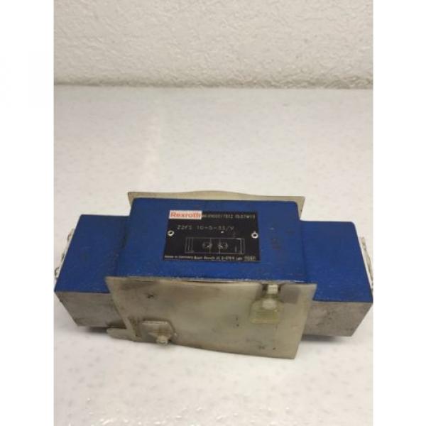 Rexroth Z2FS-10-5-33/V D05 Hydraulic Dual Flow Valve B49 #1 image