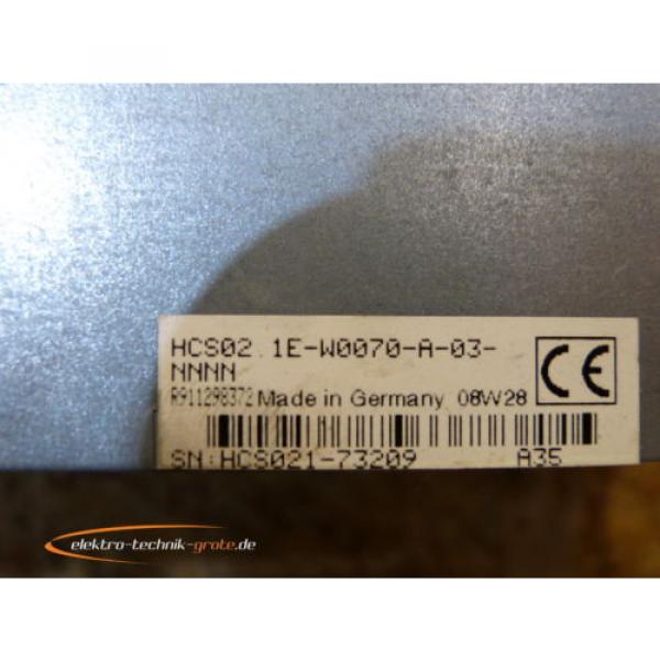 Rexroth Dutch Egypt HCS02.1E-W0070-A-03-NNNN IndraDrive C #4 image