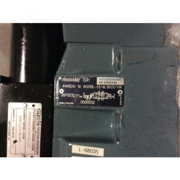 Rexroth India Italy Hydraulics servo valve, # 4WRDU 16 W200L-51/6L15K9/VR, rebuilt #2 image