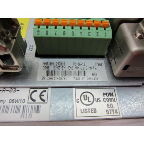 REXROTH Italy India HCS02.1E-W0028-A-03-NNNN IndraDrive C SERVO DRIVE SERCOS INTERFACE #12 image