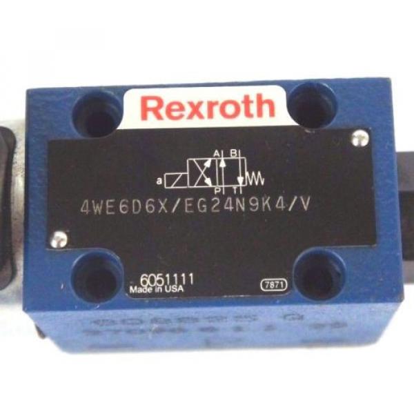 Origin REXROTH 4WE6D6X/EG24N9K4/V CONTROL VALVE R900021369 E 326 #3 image