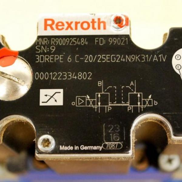 Rexroth 4WRZE25W6-220-70/6EG24N9ETK31/A1D3V Valve, 3DREPE6C-20/25EG24N9K31/A1V #6 image