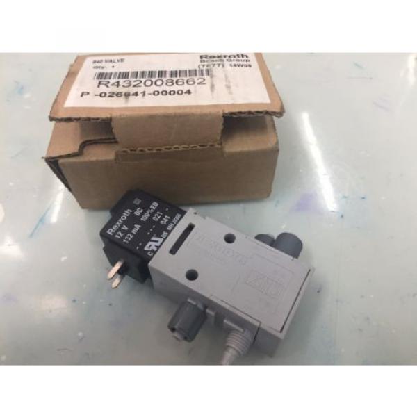 REXROTH Italy Japan R432008662 P-026641-004 4way Single Solenoid 12V DC Pneumatic Valve #1 image