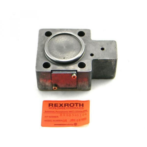 Origin MANNESMANN REXROTH GH RR00540106 HYDRAULIC FLOW VALVE #1 image