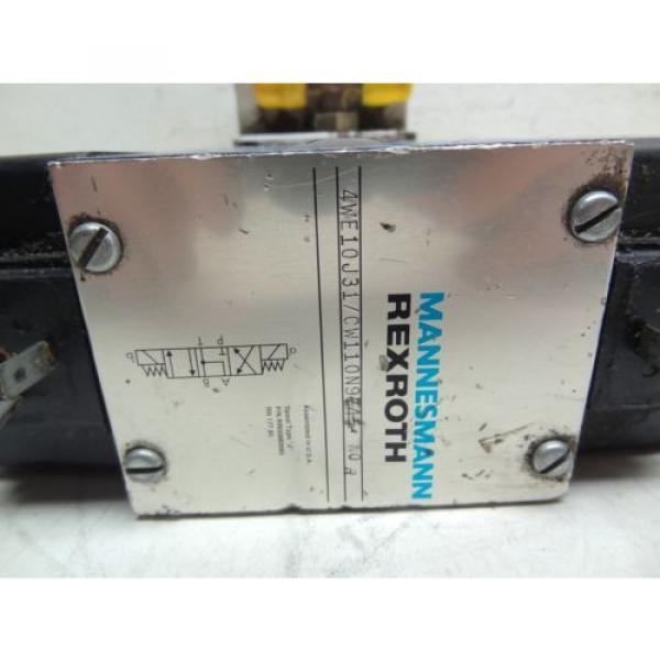 MANNESMANN REXROTH 4WE10J31/CW110N9/45 DIRECTIONAL SOLENOID VALVE #7 image