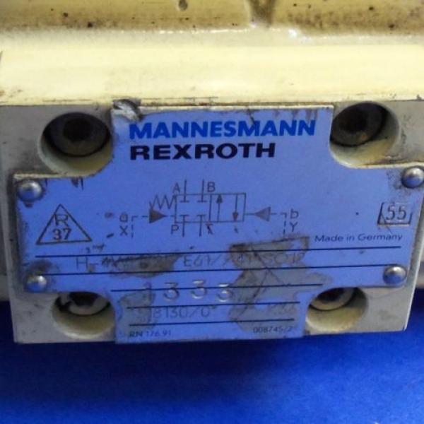 MANNESMANN Greece USA REXROTH 250V 5A HYDRAULIC SOLENOID VALVE, H-4WH 25 E61//41 SO12 #2 image